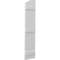 Ekena Millwork Americraft 3-Board (3 Batten) Wood Joined Board-n-Batten Shutters w/Ellipt Top, ARW401BE311X77STH, PR ARW401BE311X77STH - alternate 4